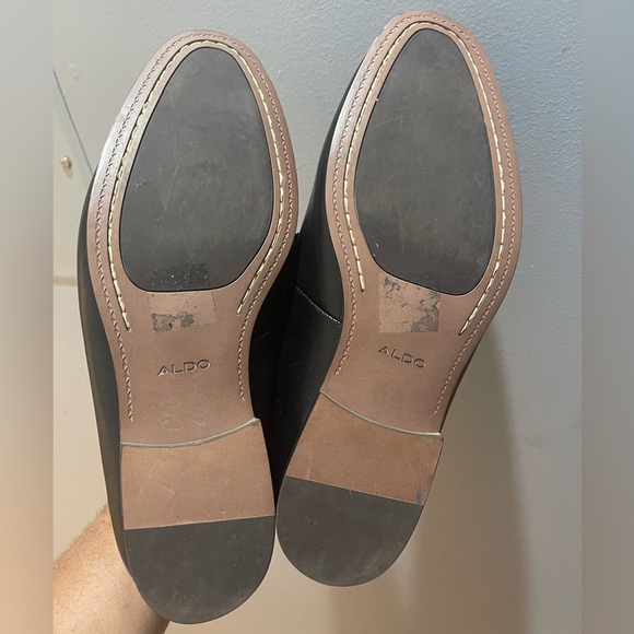 NWT Aldo Loafers shoes with horse-bit detail Black Sz 10.5 - Picture 13 of 15